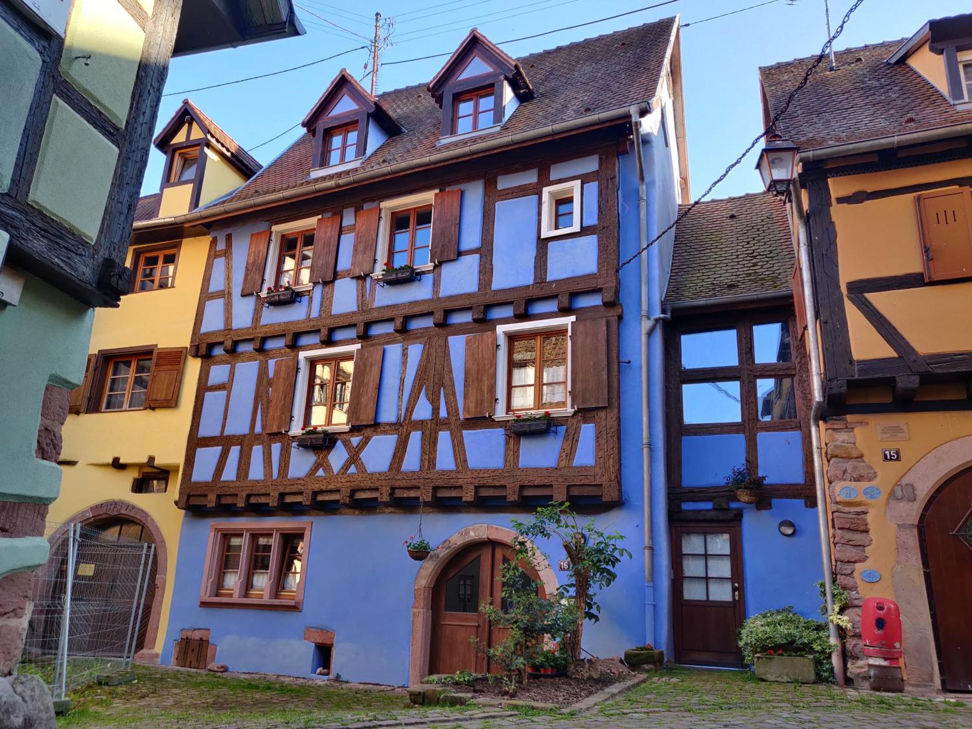 La Maison Bleue - Historic House In The Heart Of 리크위르 외부 사진